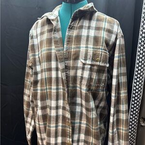 Plaid Casual Button Down Shirt for Men